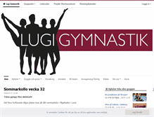 Tablet Screenshot of lugigymnastik.se